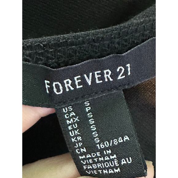 Forever 21 black sleeveless mini dress size small - Picture 3 of 16